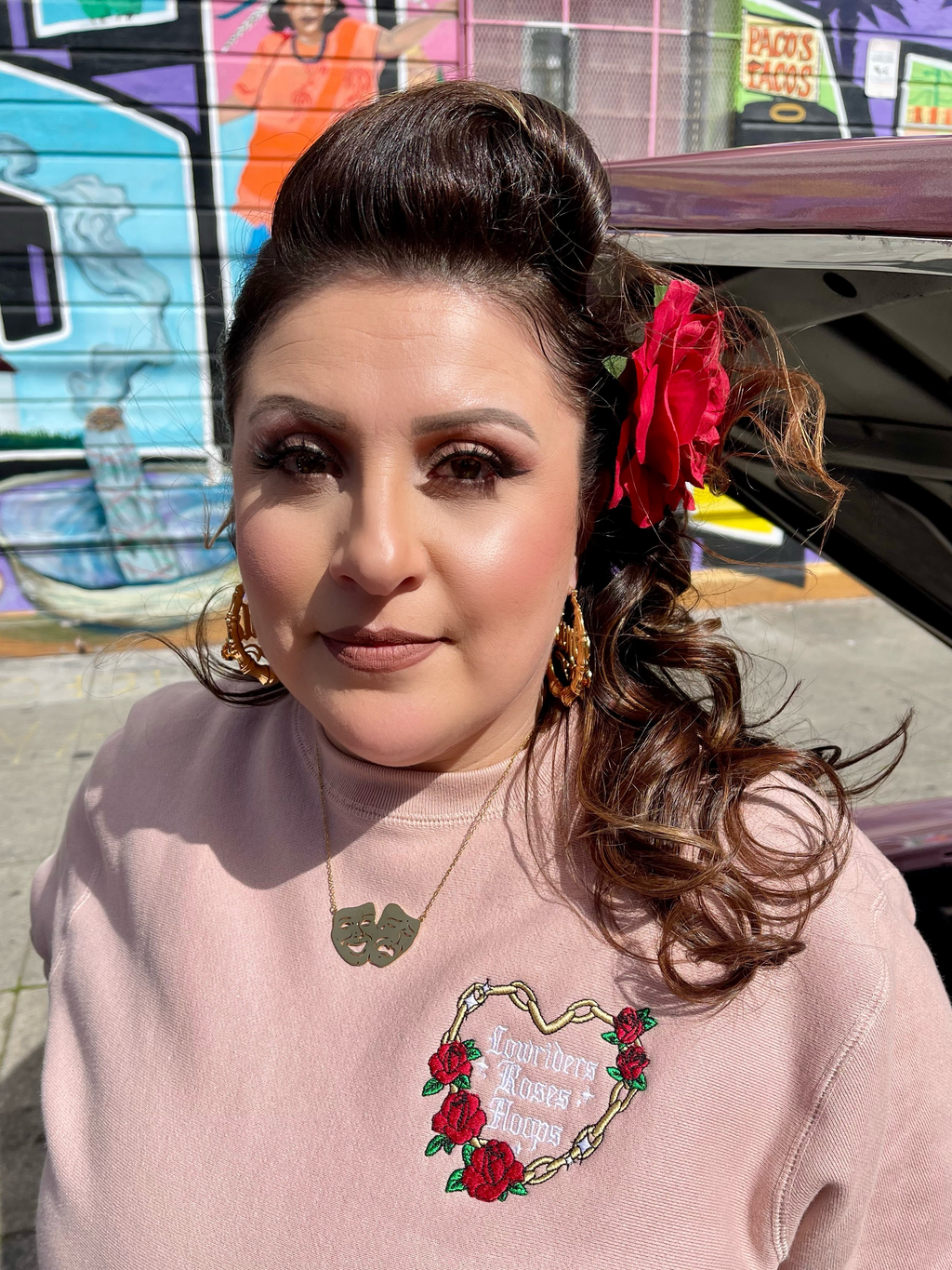 Lowriders Roses & Hoops