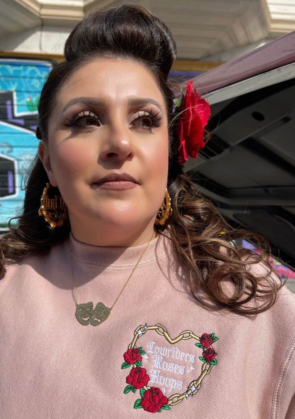 Lowriders Roses & Hoops